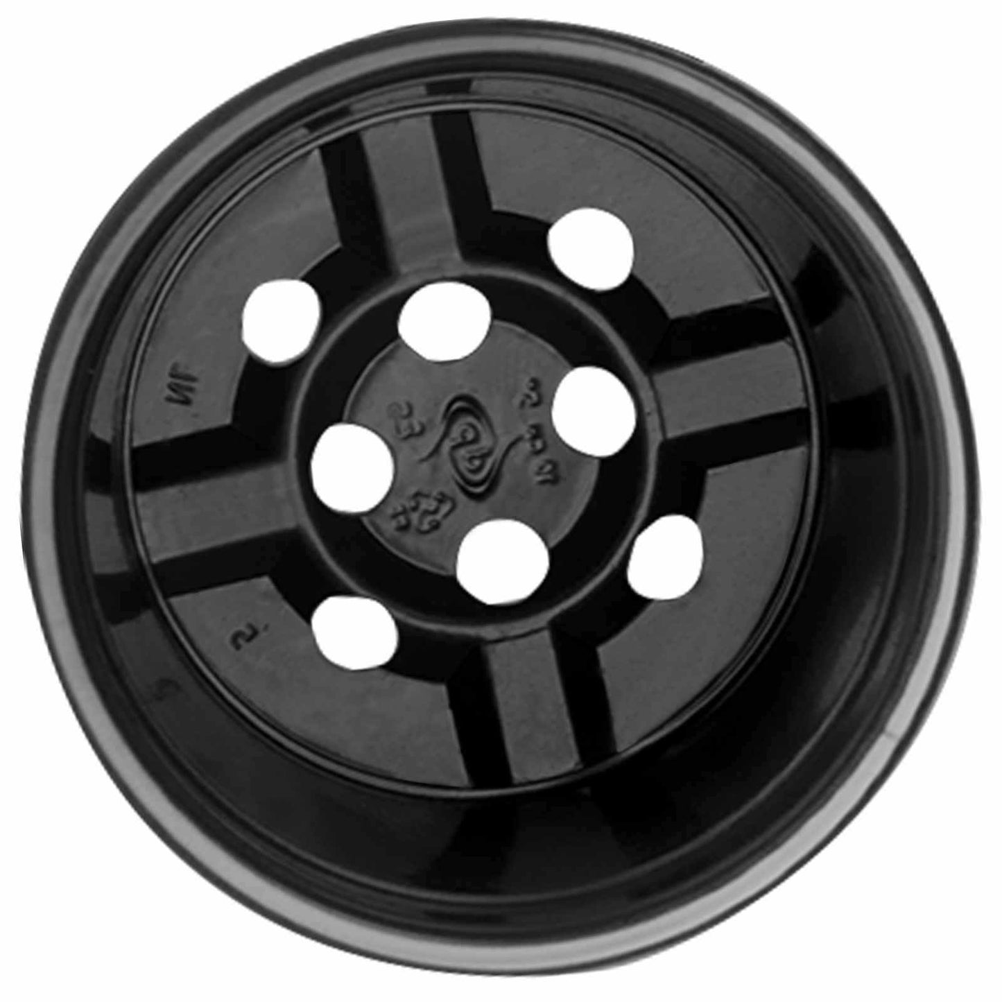 Round Flower Pot 100 pcs Black Ø 10 x 8 cm Plastic