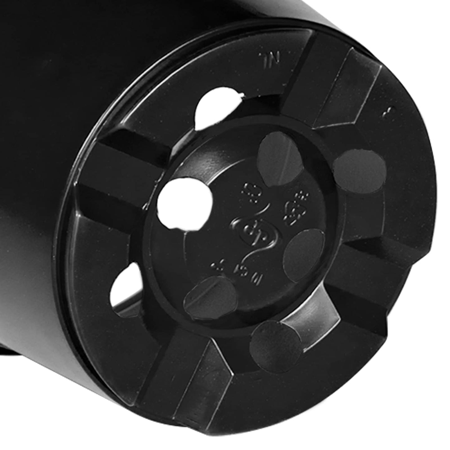 Round Flower Pot 200 pcs Black Ø 10 x 8 cm Plastic
