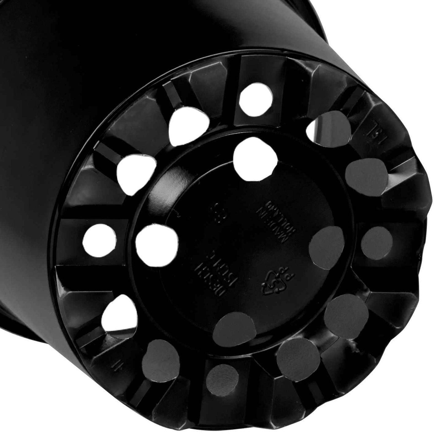 Flower Pot 50 pcs Black Ø 15 x 13 cm Plastic