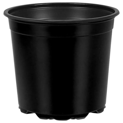 Flower Pot 50 pcs Black Ø 15 x 13 cm Plastic
