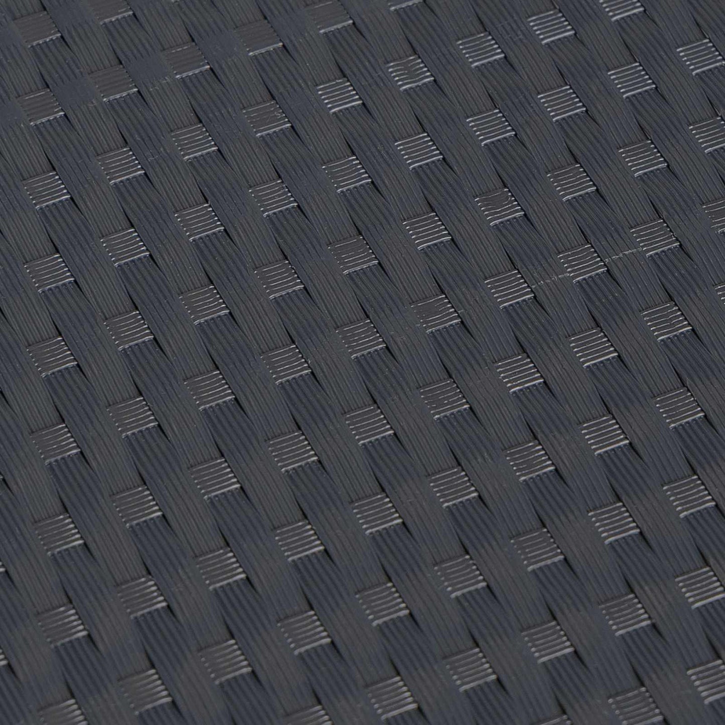 Balcony Screen Dark Grey 500 x 90 cm Poly Rattan