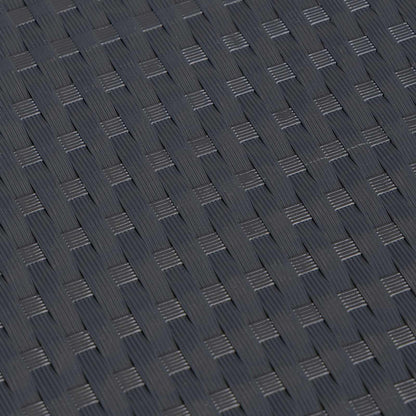 Balcony Screen Dark Grey 600 x 90 cm Poly Rattan