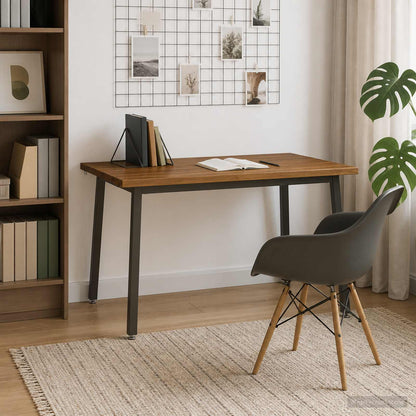 90 x 55 x 75 cm Solid Acacia Wood Natural and Coffee