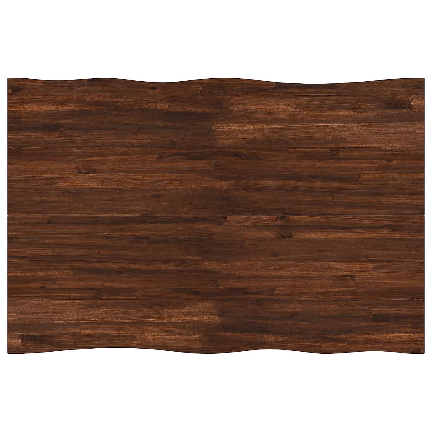 110 x 55 x 75 cm Solid Acacia Wood Dark Brown and Black