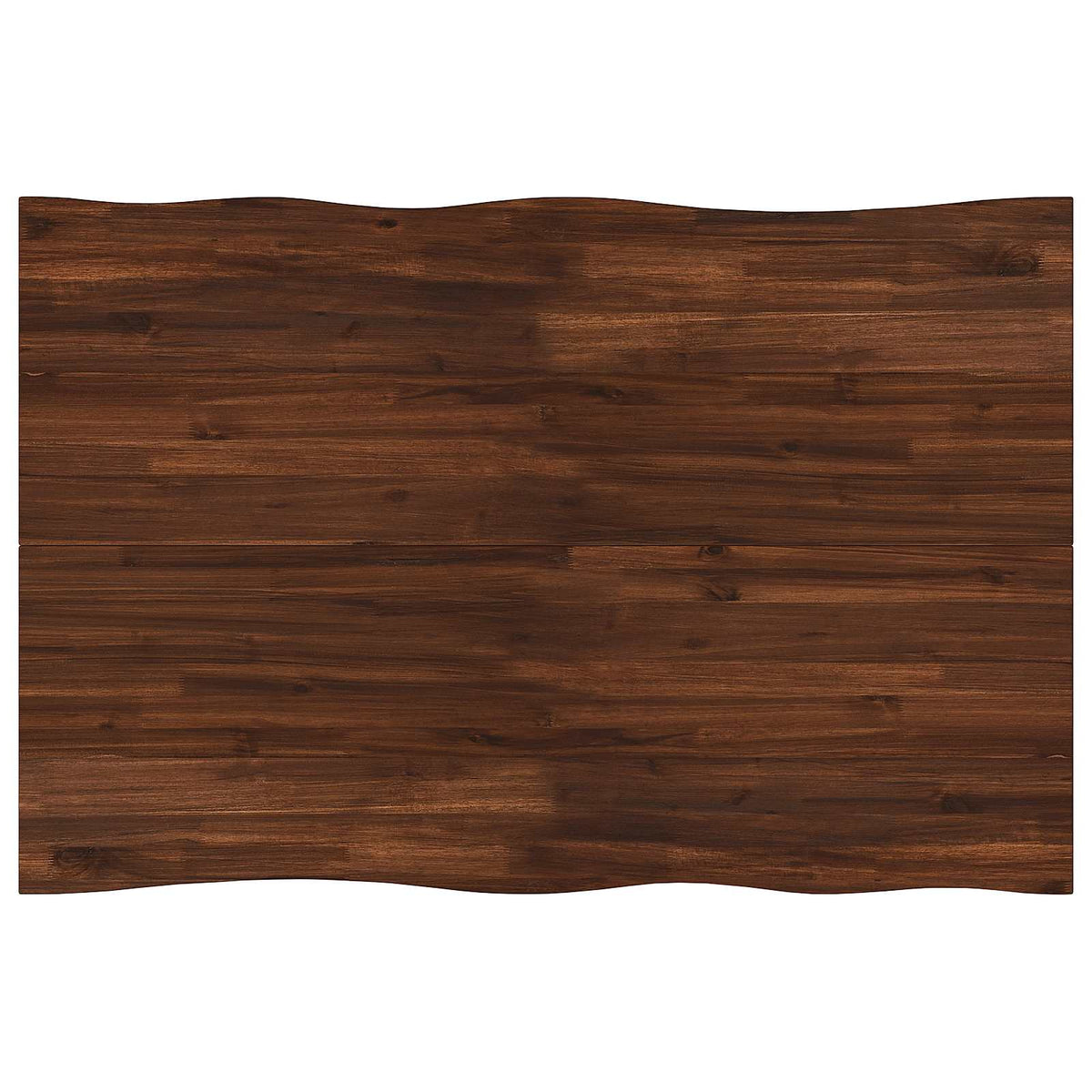 110 x 55 x 75 cm Solid Acacia Wood Dark Brown and White