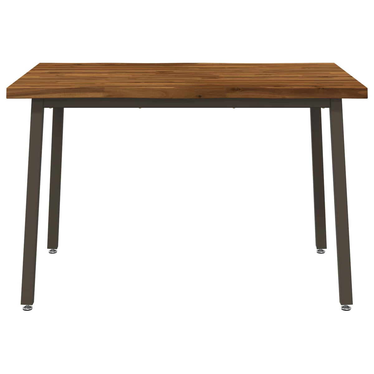 110 x 55 x 75 cm Solid Acacia Wood Natural and Coffee
