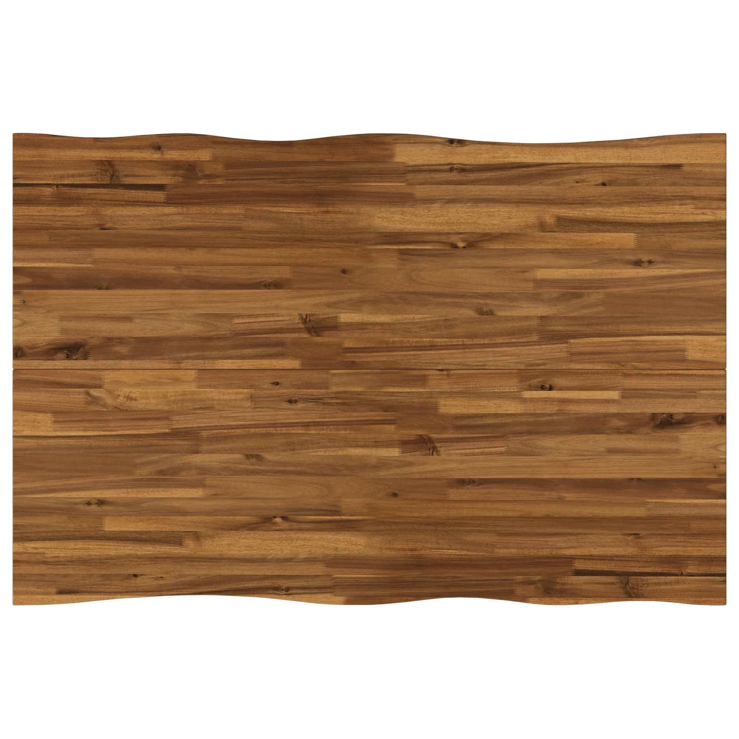 110 x 55 x 75 cm Solid Acacia Wood Natural and Coffee