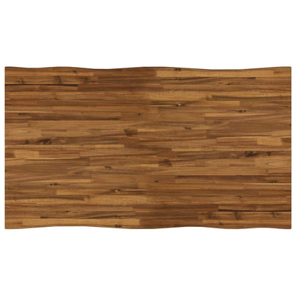 120 x 90 x 75 cm Solid Acacia Wood Natural and Coffee