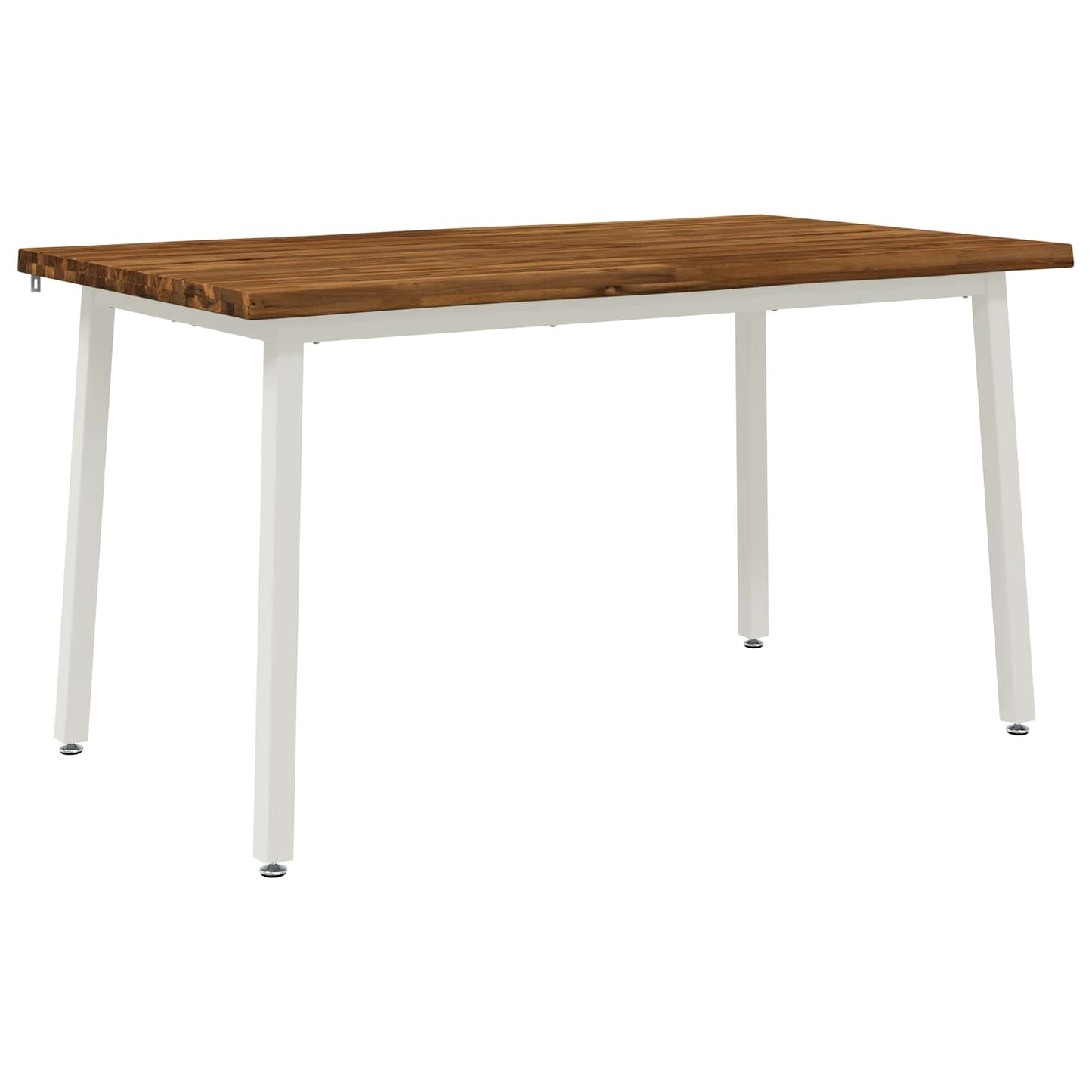 120 x 90 x 75 cm Solid Acacia Wood Natural and White