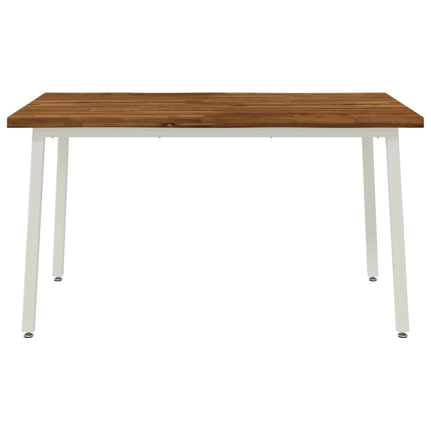 120 x 90 x 75 cm Solid Acacia Wood Natural and White