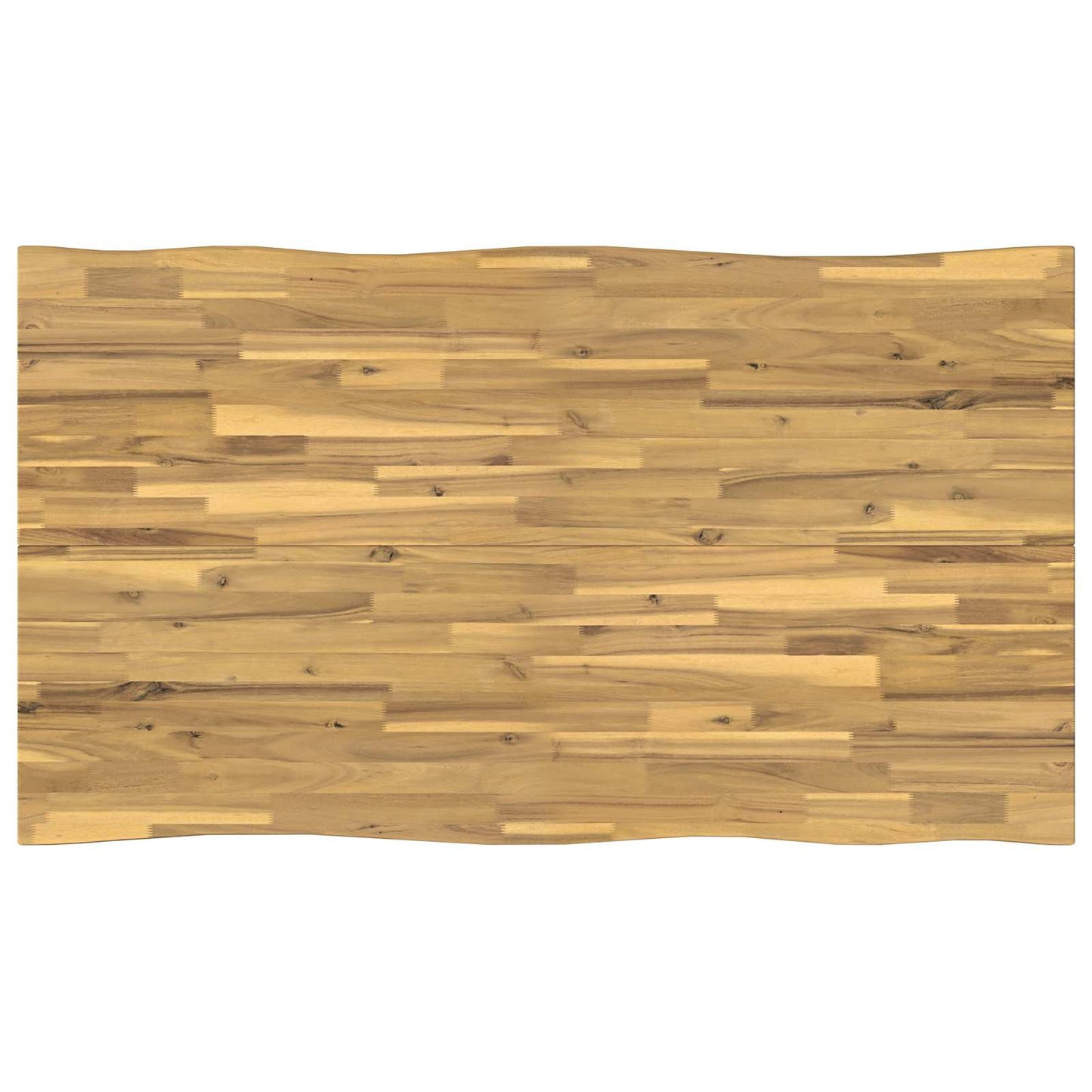 120 x 90 x 75 cm Solid Acacia Wood White and Black Rectangular