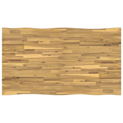 120 x 90 x 75 cm Solid Acacia Wood White Rectangular