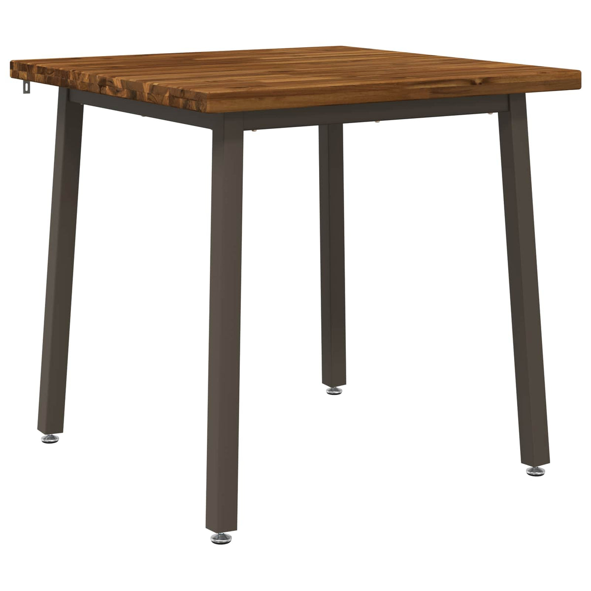 60 x 55 x 75 cm Solid Acacia Wood Natural and Coffee