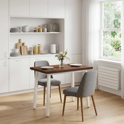 Square Dining Table 90 x 55 x 75 cm Solid Acacia Wood