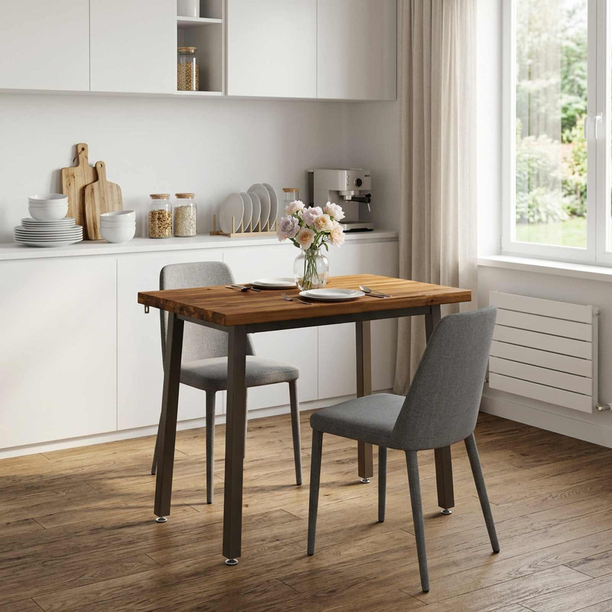 Square Dining Table 90 x 55 x 75 cm Solid Acacia Wood