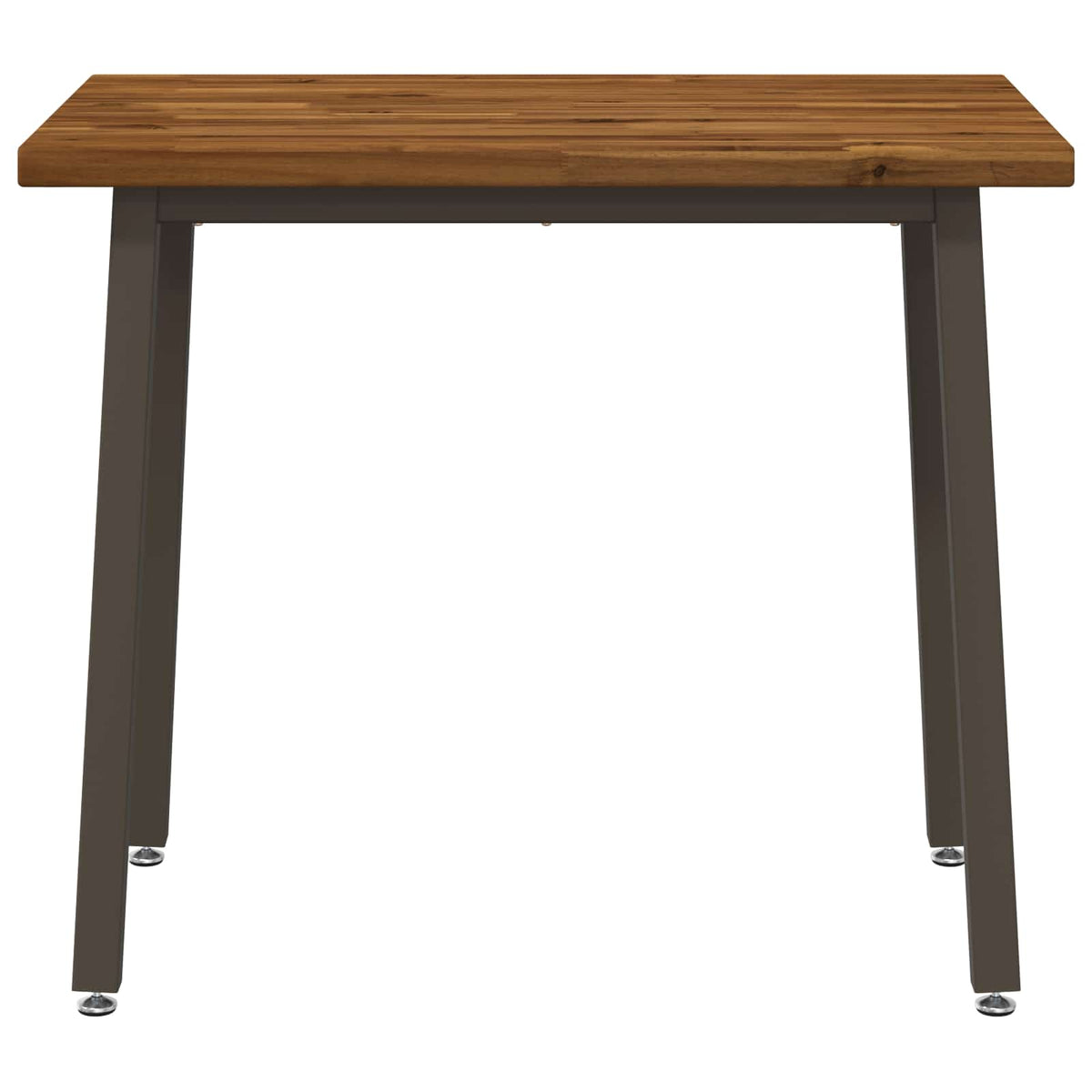 90 x 55 x 75 cm Solid Acacia Wood Natural and Coffee