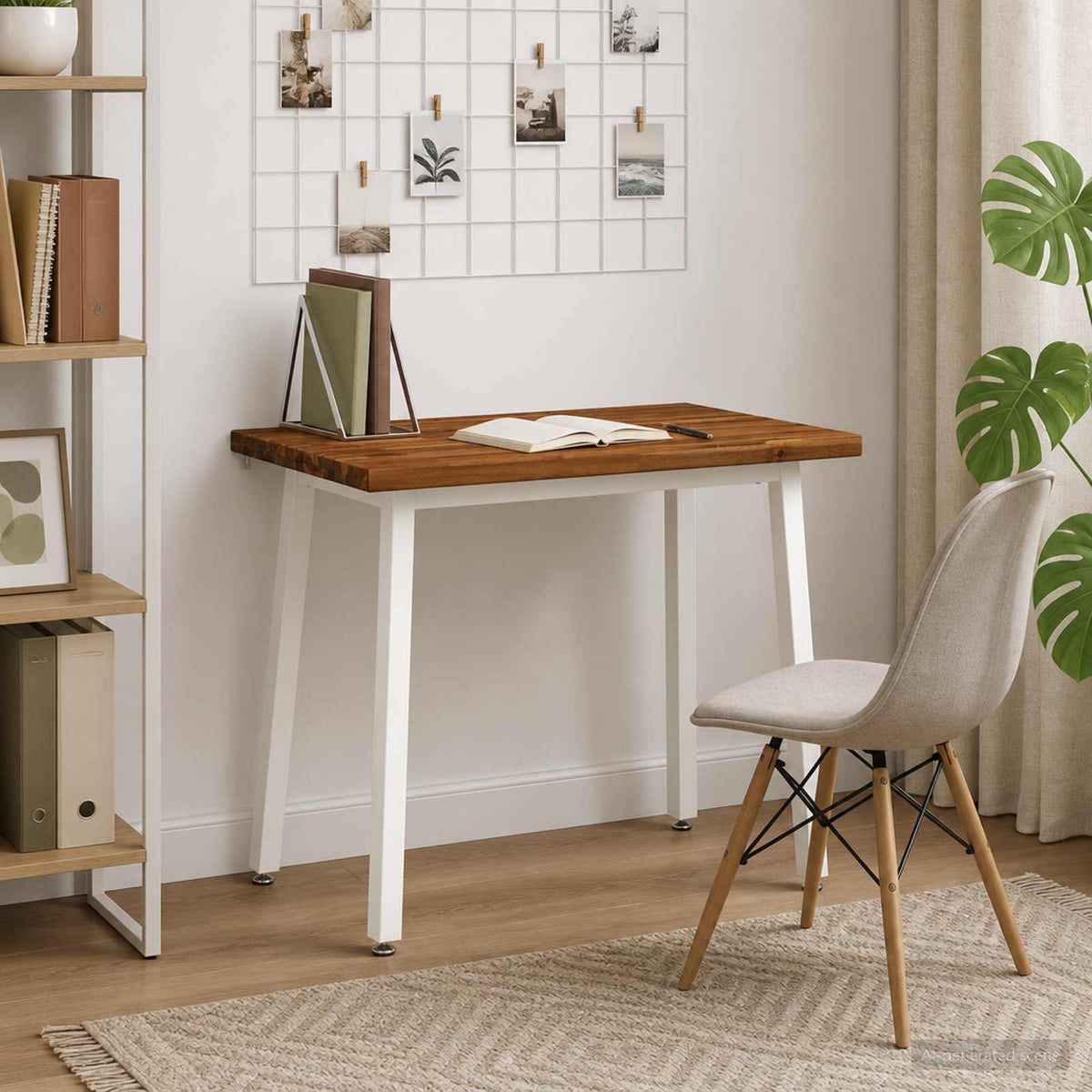 Square Dining Table 90 x 55 x 75 cm Solid Acacia Wood