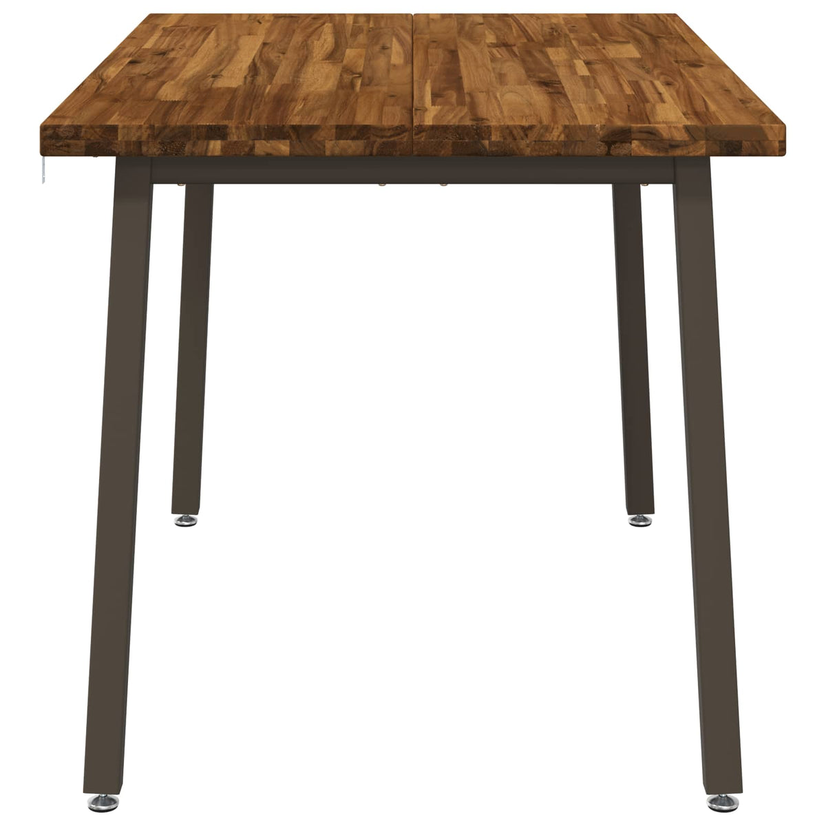 120 x 70 x 75 cm Solid Acacia Wood Natural and Coffee