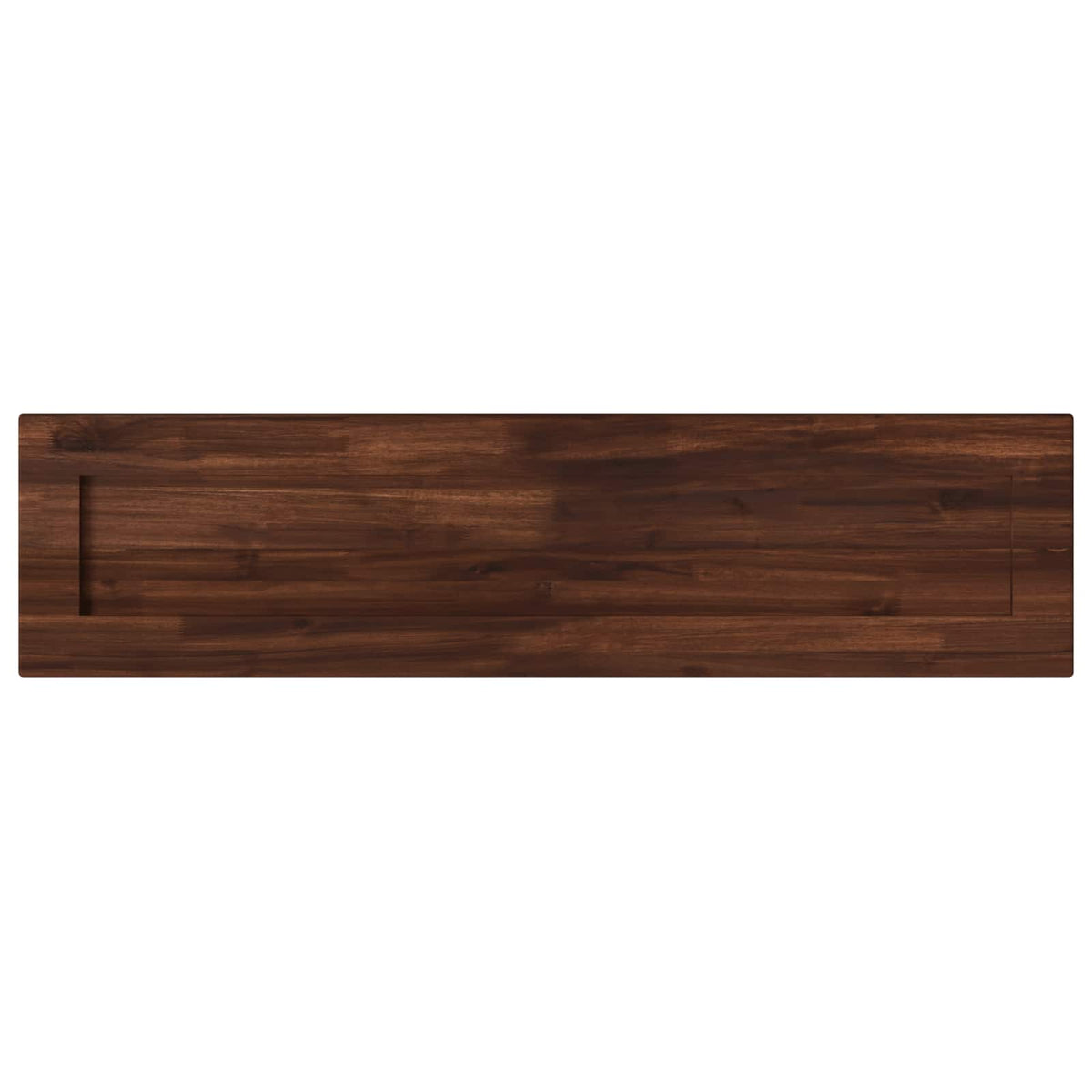 Rectangular Table Top 120 x 20 x 3.5 cm Rectangular Dark Brown