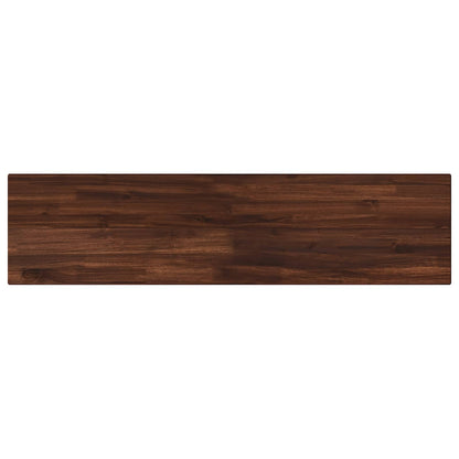 Rectangular Table Top 120 x 20 x 3.5 cm Rectangular Dark Brown