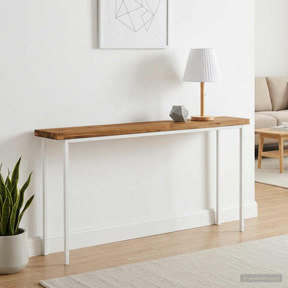 Rectangular Table Top 140 x 20 x 3.5 cm Rectangular Natural