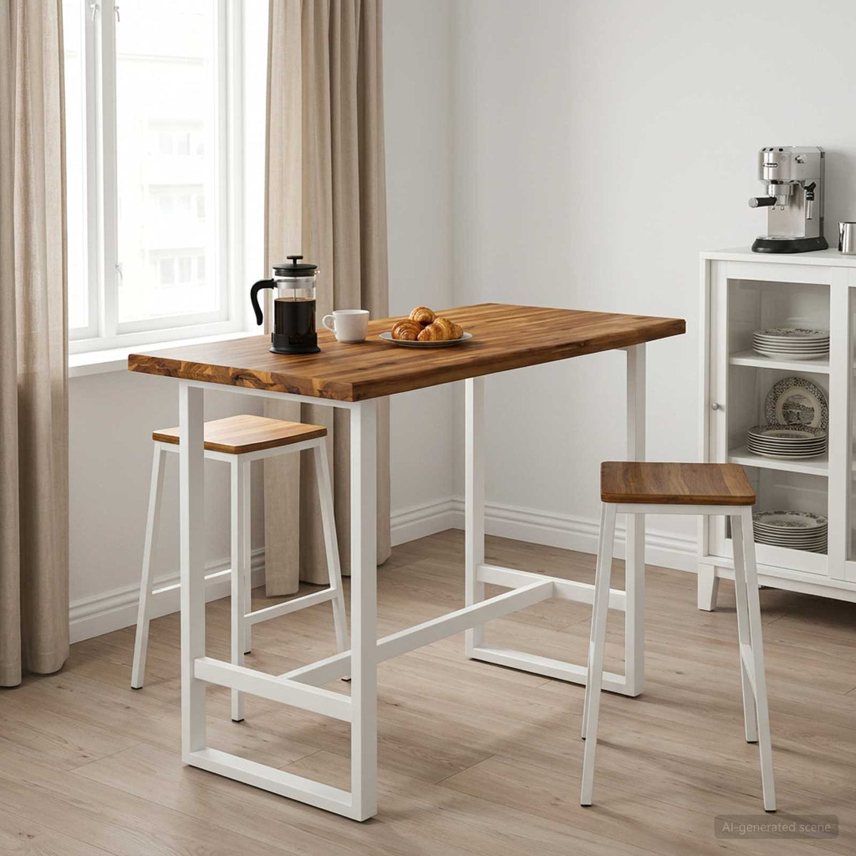 Rectangular Table Top 160 x 40 x 3.5 cm Rectangular Natural