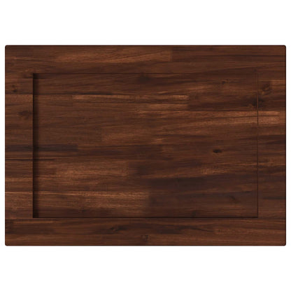 Rectangular Table Top 60 x 50 x 3.5 cm Rectangular Dark Brown