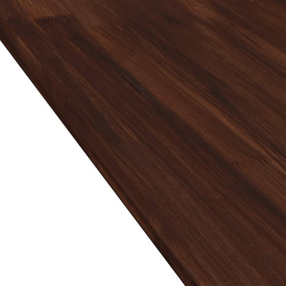 Rectangular Table Top 90 x 60 x 3.5 cm Rectangular Dark Brown