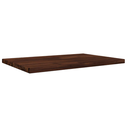 Rectangular Table Top 90 x 60 x 3.5 cm Rectangular Dark Brown