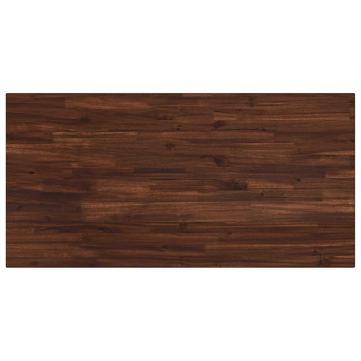 Rectangular Table Top 130 x 60 x 3.5 cm Rectangular Dark Brown