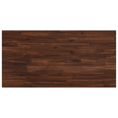 Rectangular Table Top 130 x 60 x 3.5 cm Rectangular Dark Brown