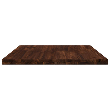 Rectangular Table Top 70 x 70 x 3.5 cm Square Solid Acacia Wood