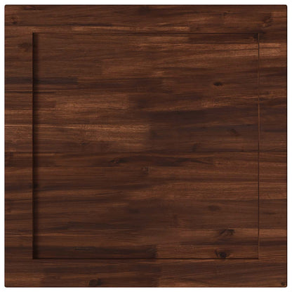 Rectangular Table Top 80 x 70 x 3.5 cm Rectangular Dark Brown