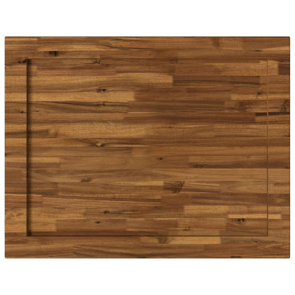 Rectangular Table Top 90 x 70 x 3.5 cm Rectangular Natural
