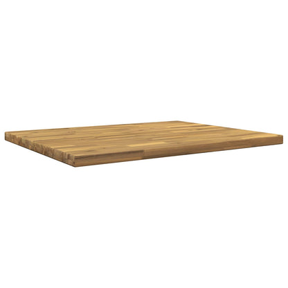 Rectangular Table Top 90 x 70 x 3.5 cm Rectangular White