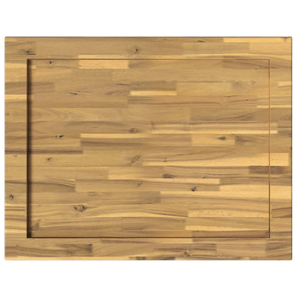 Rectangular Table Top 100 x 70 x 3.5 cm Rectangular White