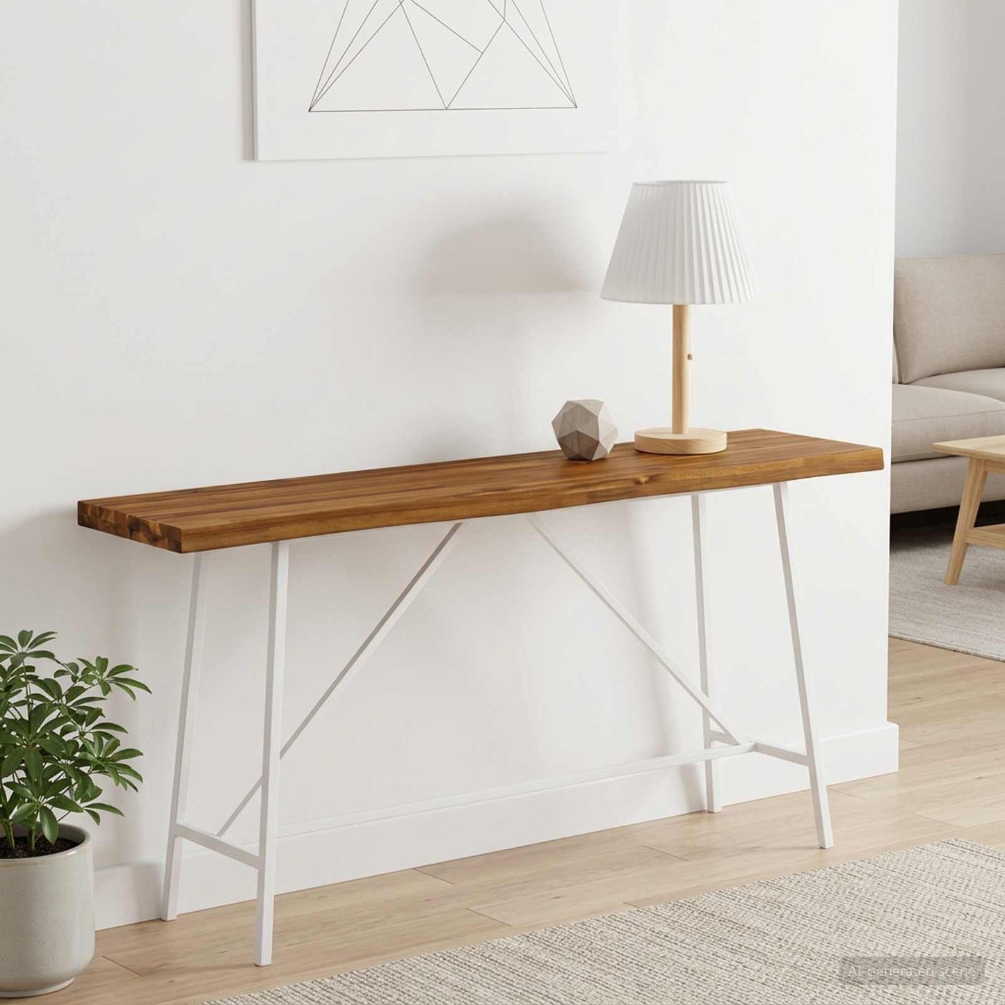 Live Edge Table Top 100 x 30 x 3.5 cm Rectangular Natural