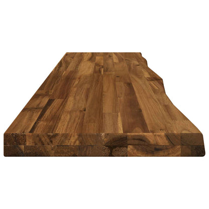 Live Edge Table Top 130 x 20 x 3.5 cm Rectangular Natural