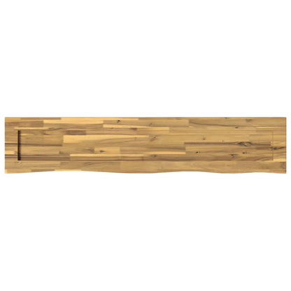 Live Edge Table Top 140 x 20 x 3.5 cm Rectangular White