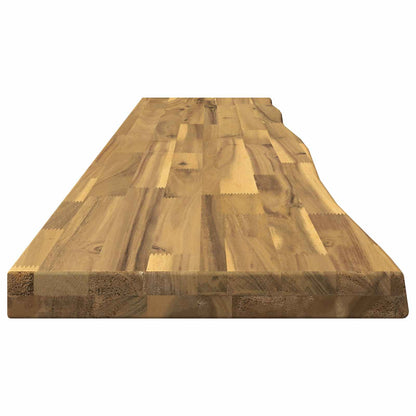 Live Edge Table Top 140 x 20 x 3.5 cm Rectangular White