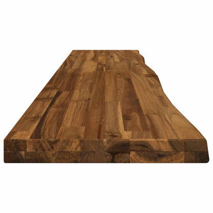 Live Edge Table Top 160 x 20 x 3.5 cm Rectangular Natural