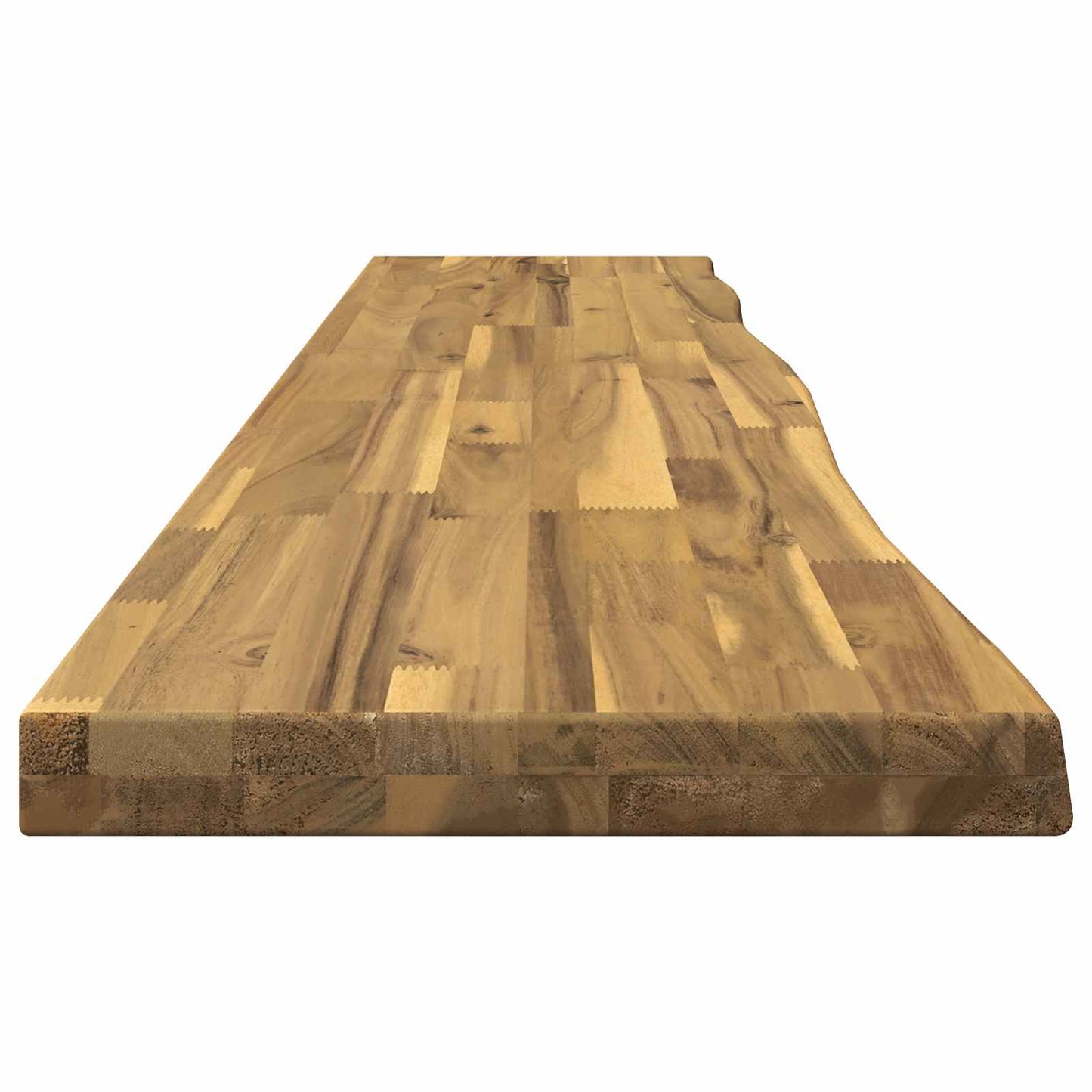 Live Edge Table Top 160 x 20 x 3.5 cm Rectangular White