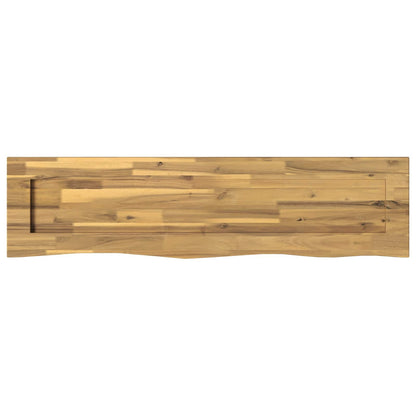 Live Edge Table Top 120 x 30 x 3.5 cm Rectangular White