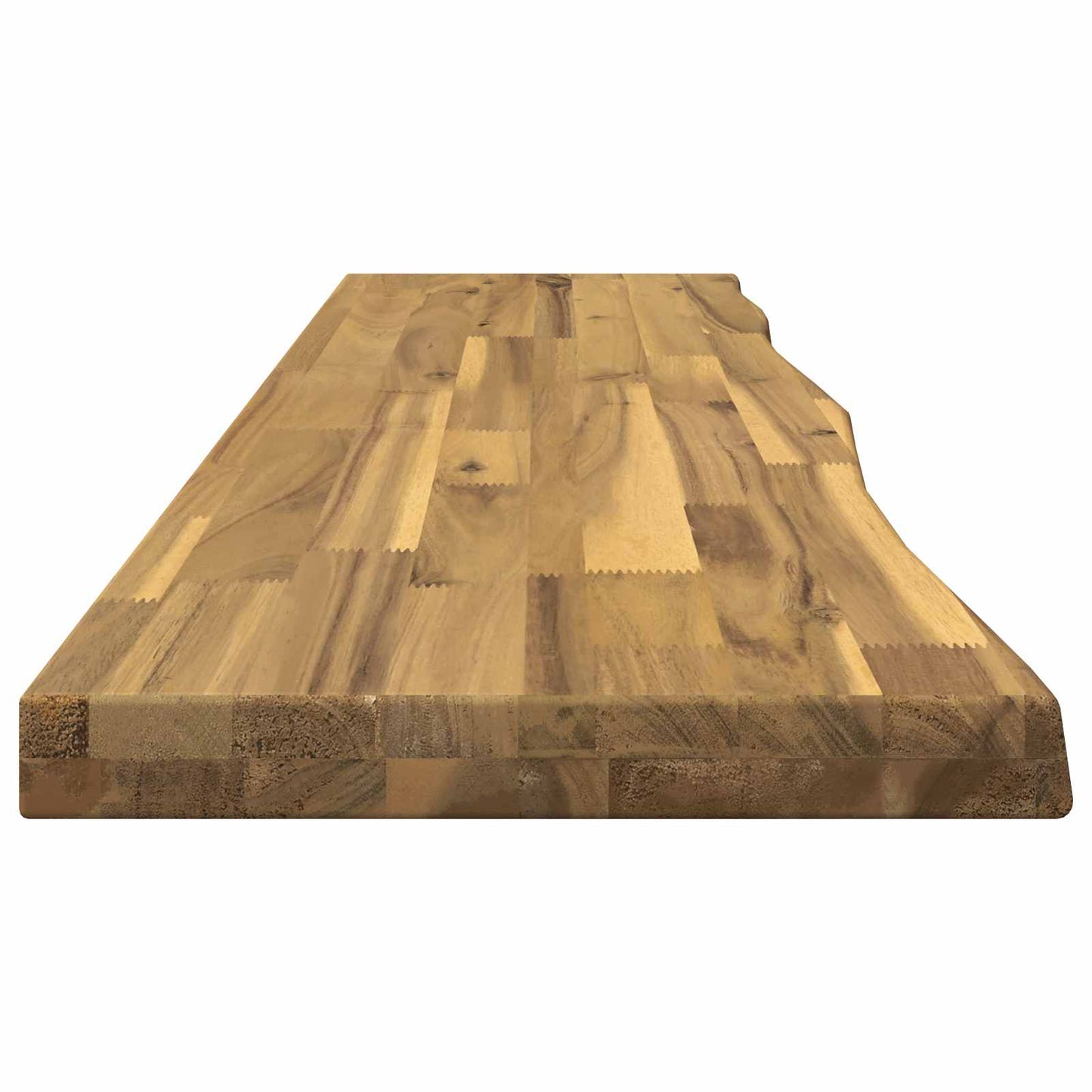 Live Edge Table Top 120 x 30 x 3.5 cm Rectangular White