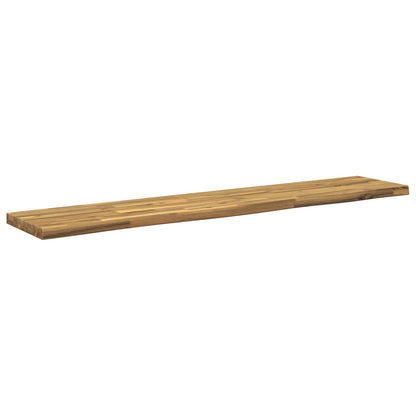 Live Edge Table Top 140 x 30 x 3.5 cm Rectangular White