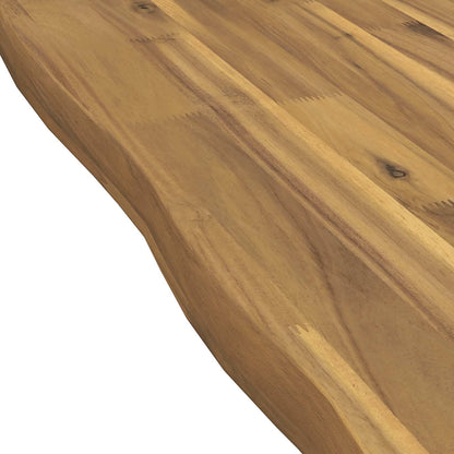 Live Edge Table Top 150 x 30 x 3.5 cm Rectangular White