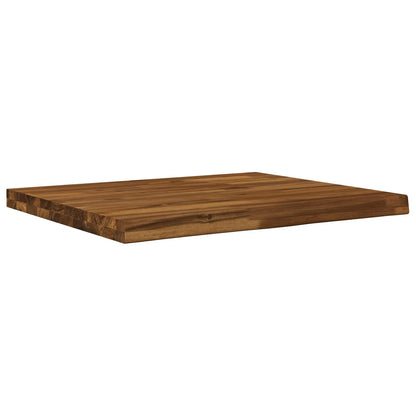 Live Edge Table Top 90 x 40 x 3.5 cm Rectangular Natural