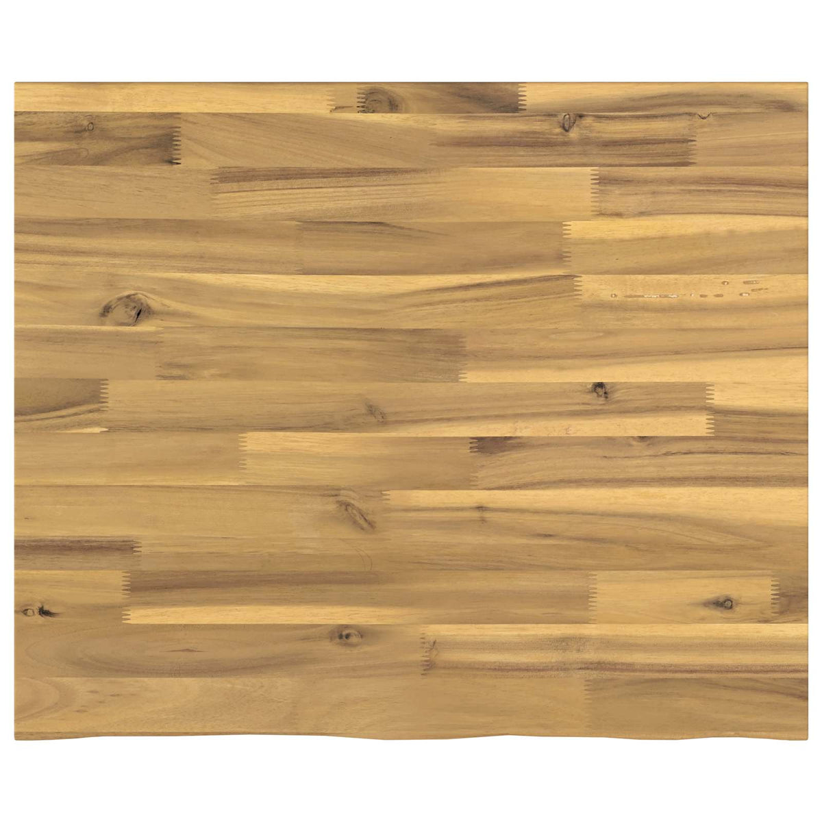 Live Edge Table Top 90 x 40 x 3.5 cm Rectangular White