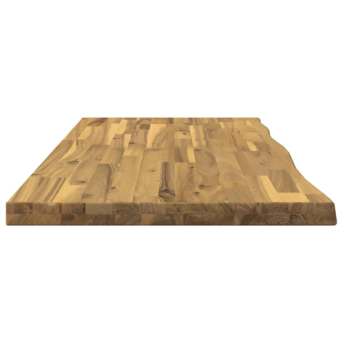 Live Edge Table Top 130 x 40 x 3.5 cm Rectangular White