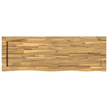 Live Edge Table Top 140 x 40 x 3.5 cm Rectangular White